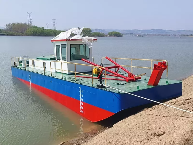 Hamnbogserbåt för muddringsstöd